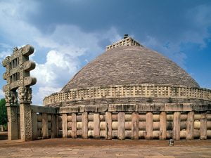 Stupa de Sanchi. India. Siglo I d.C.